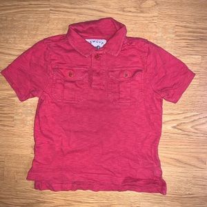2T Crewcuts Red Polo